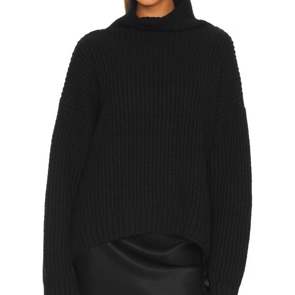 Anine Bing Sydney Sweater in Black - Size Medium - Picture 1 of 2